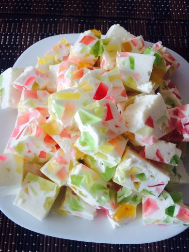 Желе - битое стекло - Шаг 1