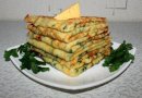 Cырные блинчики с петрушкой