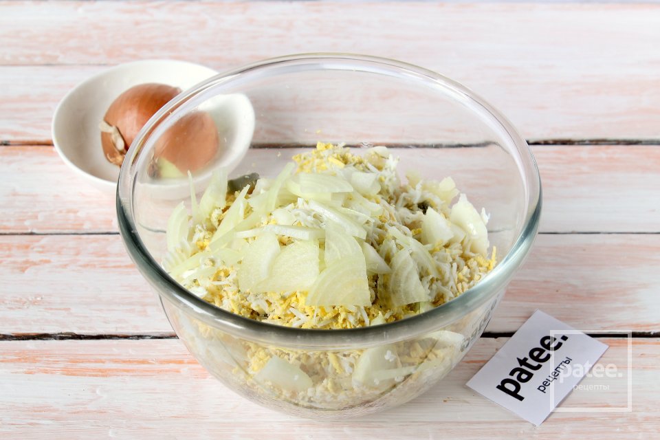 Картофельный салат с бужениной - Шаг 4