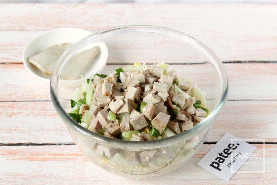 Картофельный салат с бужениной - Шаг 6