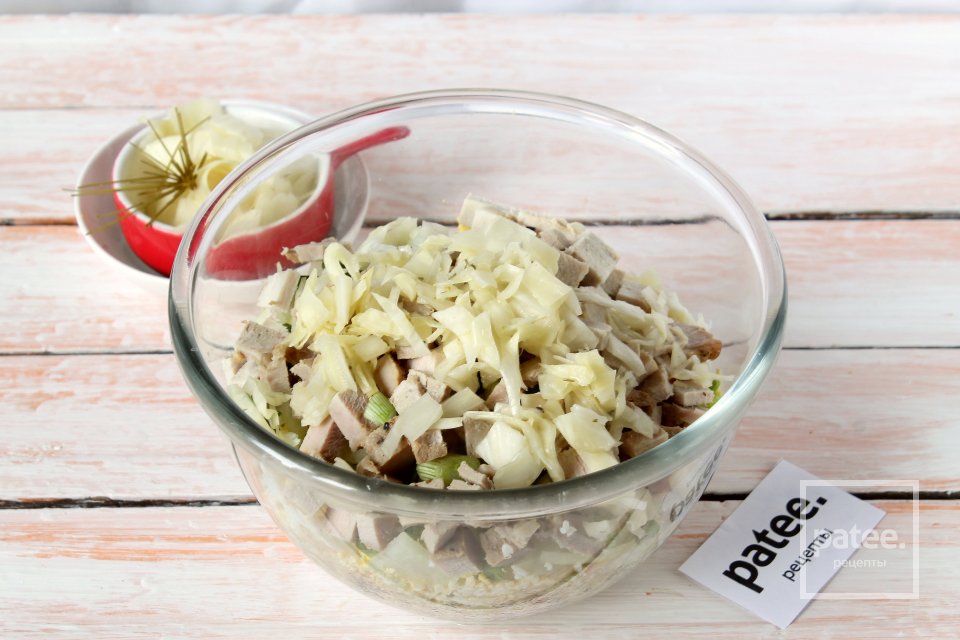 Картофельный салат с бужениной - Шаг 7