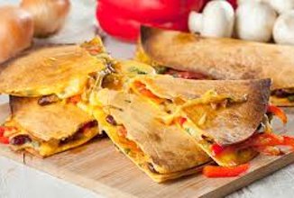 Кесадилья с грибами и сыром