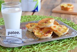 Закусочные корзинки из тостового хлеба