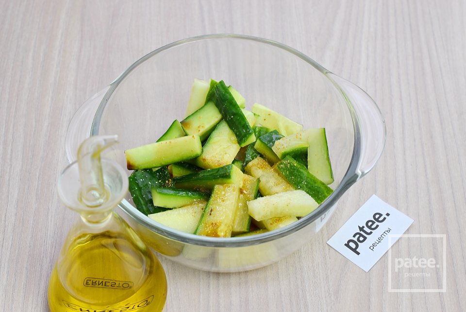 Корейский салат из свинины и огурца - Шаг 5