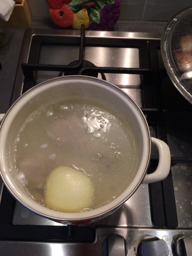 Куриная лапша с сырком - Шаг 1