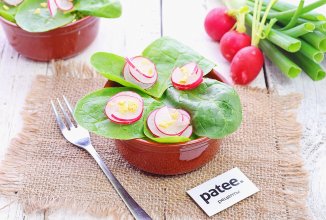 Весенний салат Фиалка