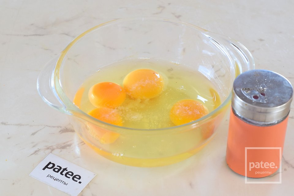 Омлет с тостовым хлебом - Шаг 2