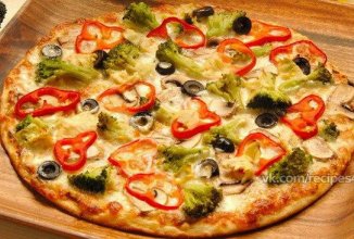 Супер вкусная и низкокалорийная пицца для худеющих