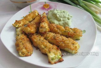 🔹Кабачки в нежной панировке из сыра🔹