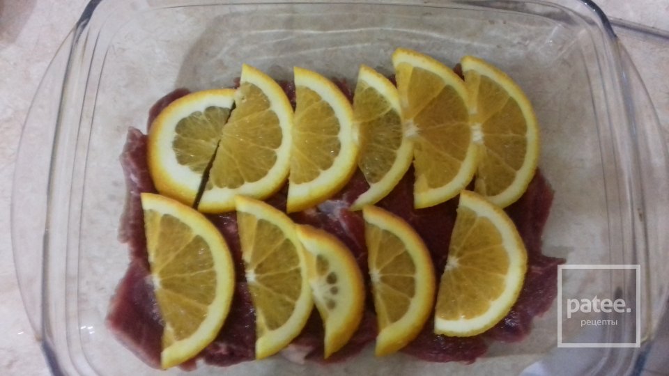 "Аля француз" с апельсинами. - Шаг 2