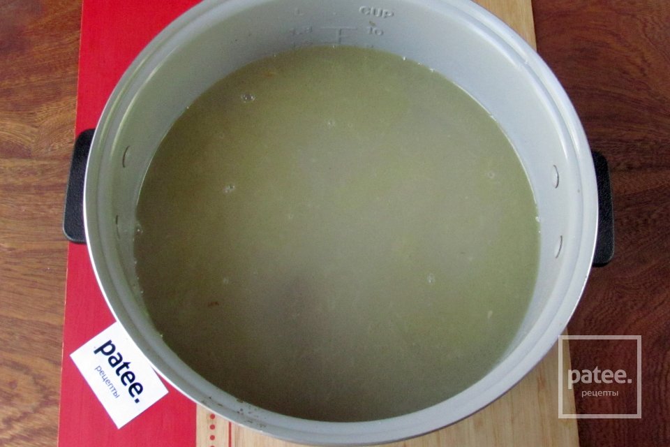 Суп из кролика с саго в мультиварке - Шаг 11