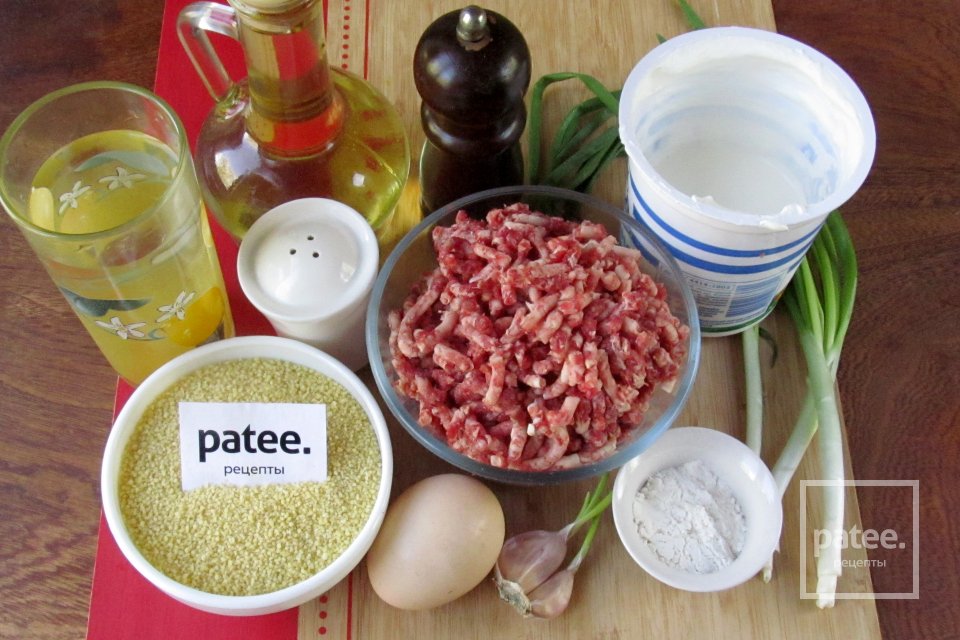 Фрикадельки из говядины с кускусом - Шаг 1