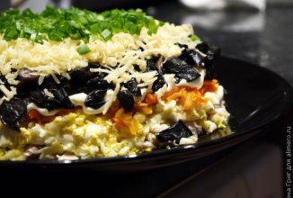 Слоеный  салат