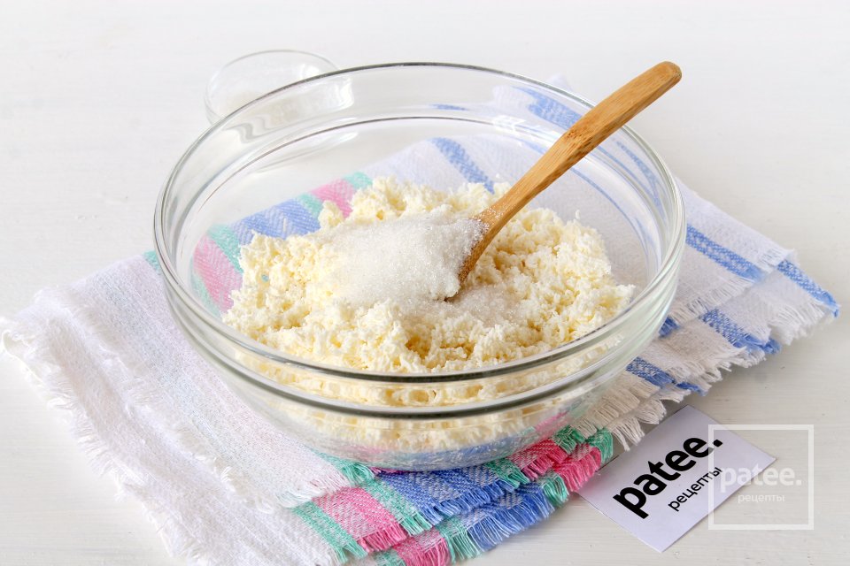 Ленивые вареники в сладкой крошке - Шаг 3