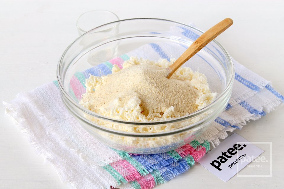 Ленивые вареники в сладкой крошке - Шаг 4