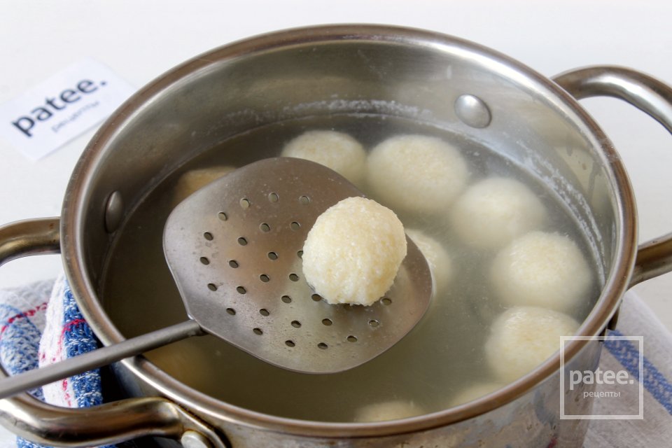 Ленивые вареники в сладкой крошке - Шаг 12