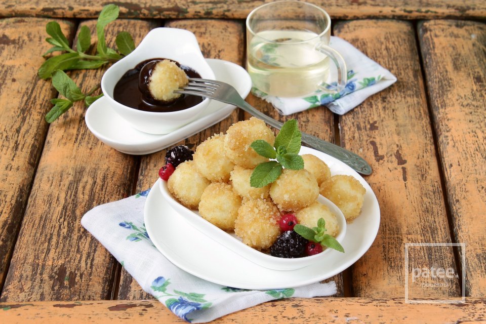 Ленивые вареники в сладкой крошке - Шаг 14