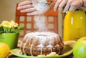 Самый нежный кекс лимонный