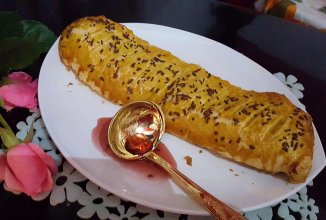 Рулетик из творога и лимона