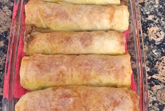 Бёрек с грибами и сыром