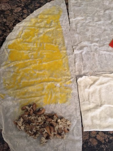 Бёрек с грибами и сыром - Шаг 2