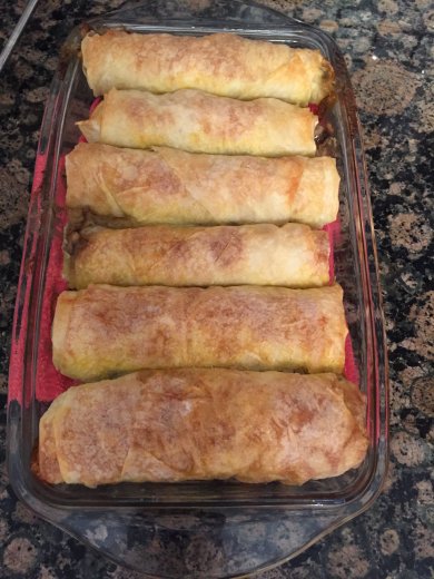 Бёрек с грибами и сыром - Шаг 4