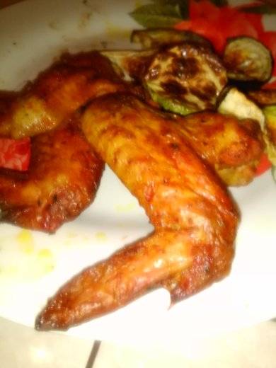 Крылья с овощами в аэрогриле ! - Шаг 1