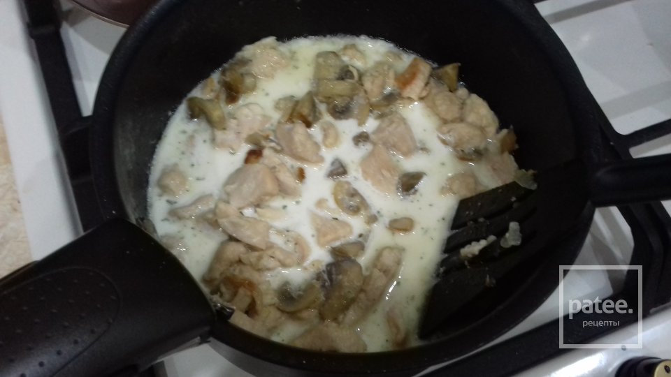 Курица с грибами на "Подушке" - Шаг 6