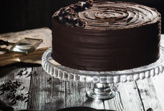 экстра шоколадный торт на темном пиве и эспрессо