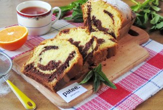Апельсиново-шоколадный кекс