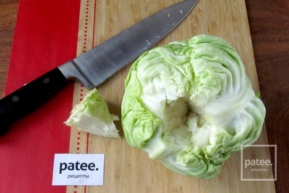 Рулетики из молодой капусты с фаршем в мультиварке - Шаг 7