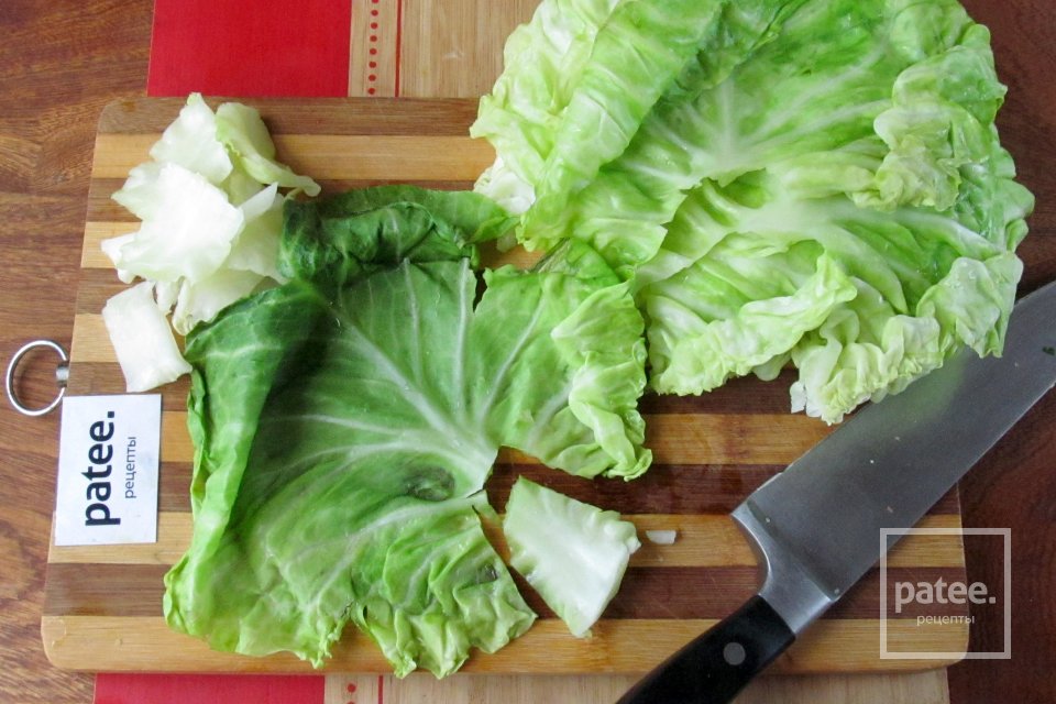 Рулетики из молодой капусты с фаршем в мультиварке - Шаг 9