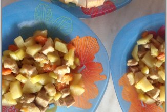 Рагу с овощами и свининкой