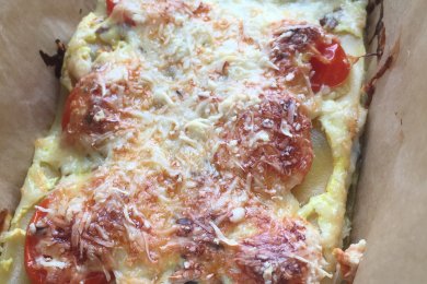 Вегетарианская лазанья - приготовление