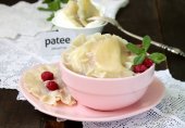 Вареники с творогом и малиной