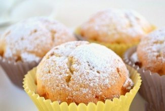 Нежные мягкие творожные кексы.