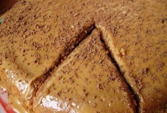 Кофейный пирог "Из того, что есть в холодильнике".