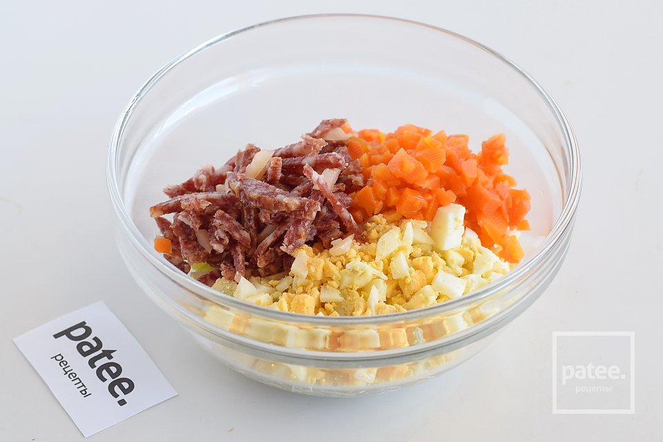 Яичный салат - Шаг 10