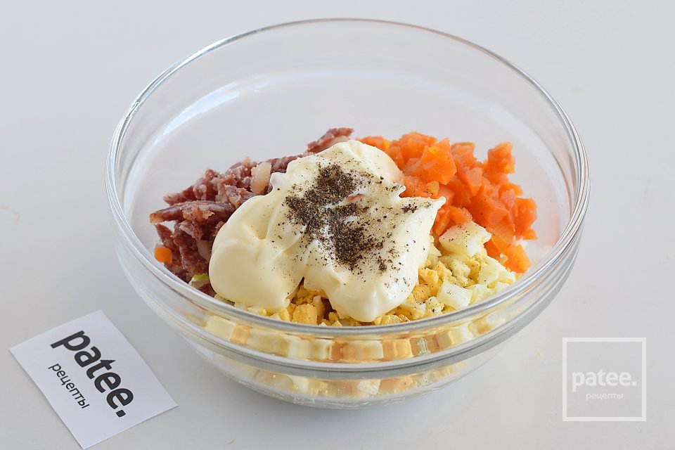 Яичный салат - Шаг 12