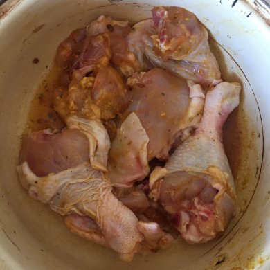 Аш с курицей внутри - Шаг 2