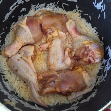 Аш с курицей внутри - Шаг 4