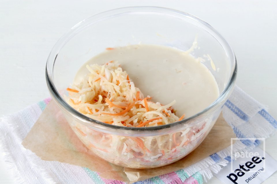 Овощные вафли на кефире - Шаг 11