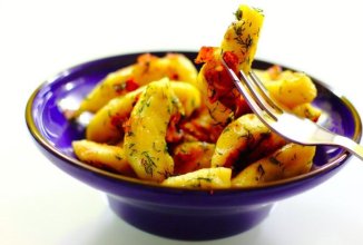 Картофельные клёцки с травами