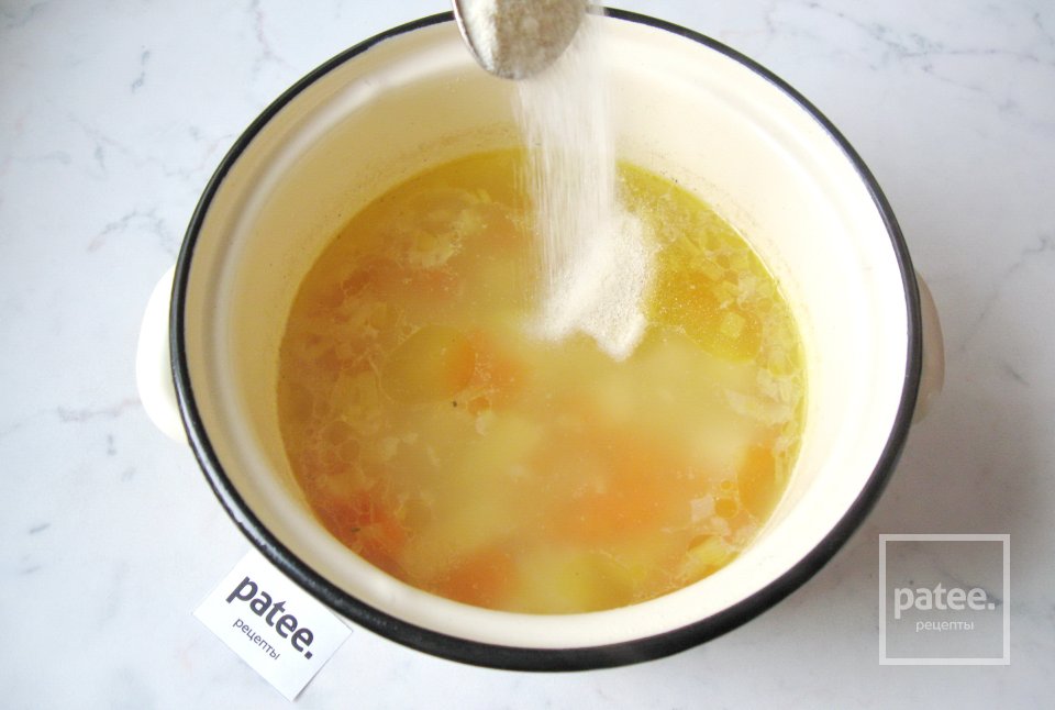 Куриный суп с цветной капустой и брокколи - Шаг 8