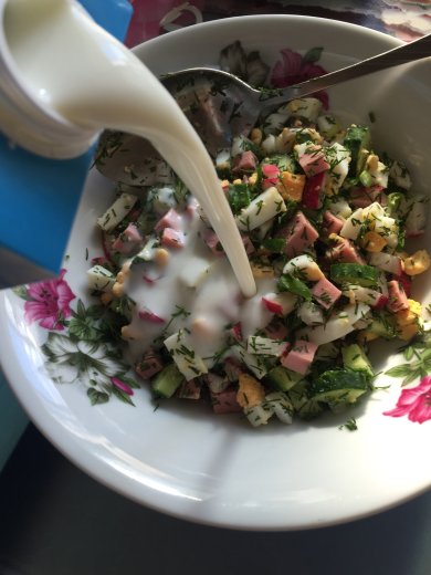 Окрошка - Шаг 2