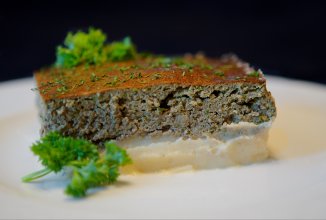 Запеканка из печенки с цветной капустой