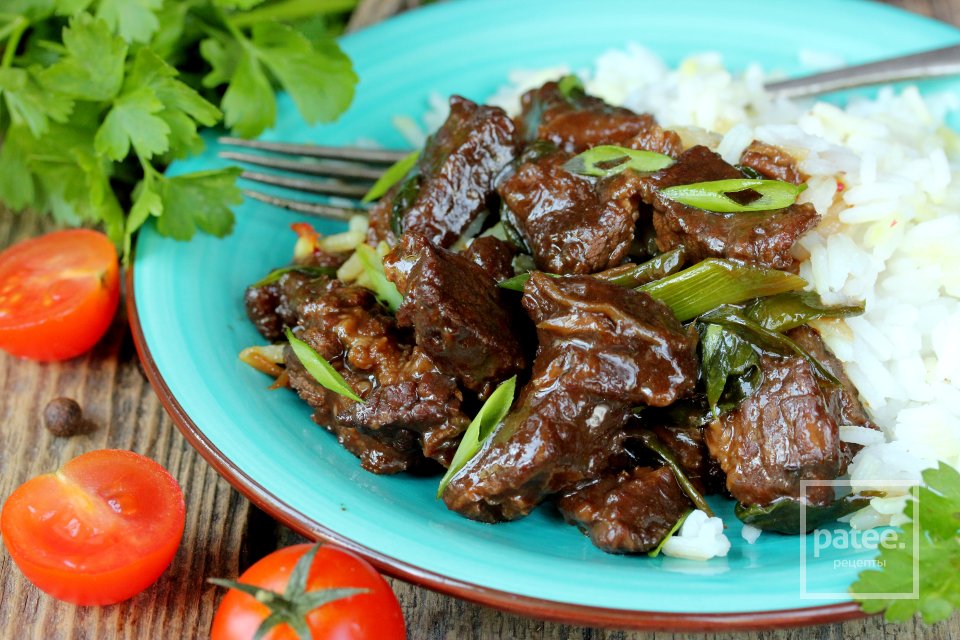 Мясо по-монгольски - Шаг 15