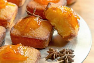 лимонные подушечки с апельсиновым конфитюром