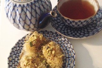 Баклавас из теста Катаифи