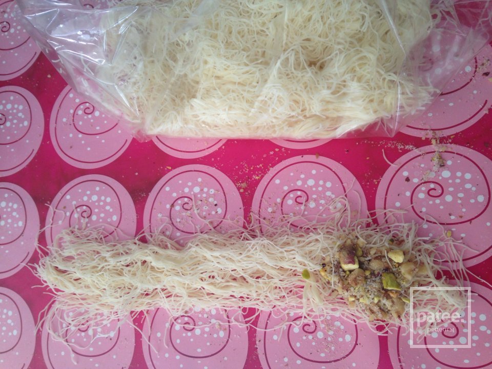 Баклавас из теста Катаифи - Шаг 2